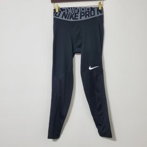 Nike Pro Hyperwarm Compression Tights Black Men's Medium